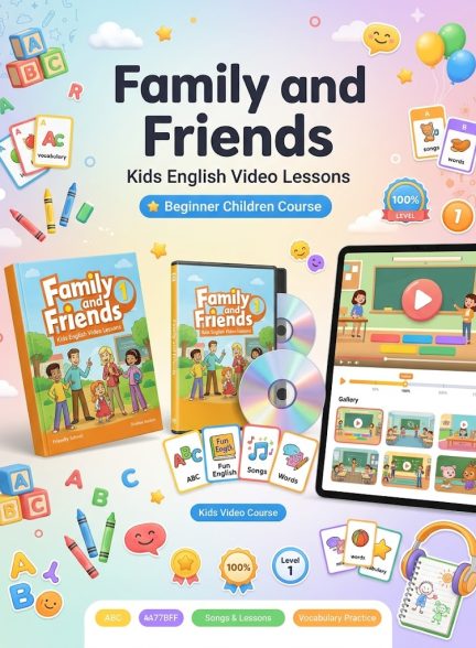 دوره ویدیویی کتاب American Family and Friends 2nd